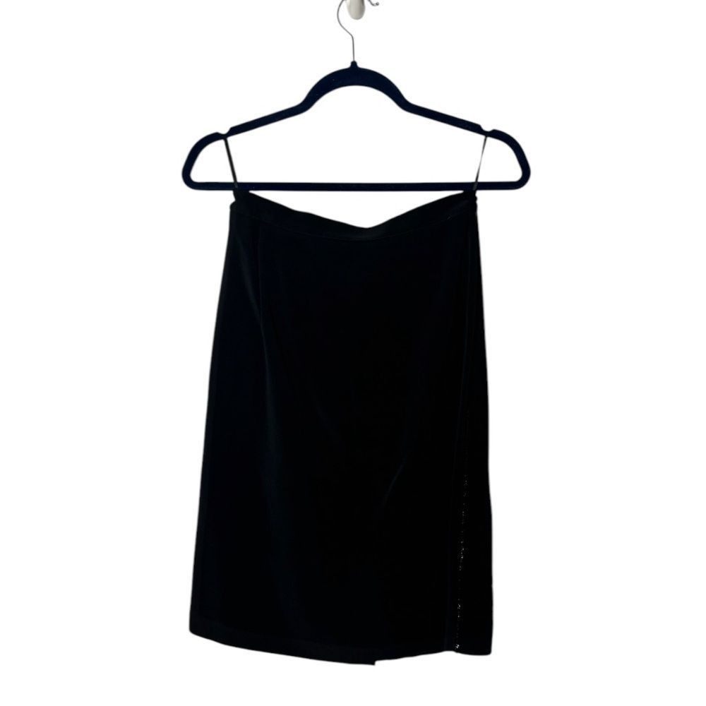 Versus Versace Versus Gianni Versace SZ 42 black embellished skirt suit set Size M / US 6-8 / IT 42-44 - 4 Thumbnail