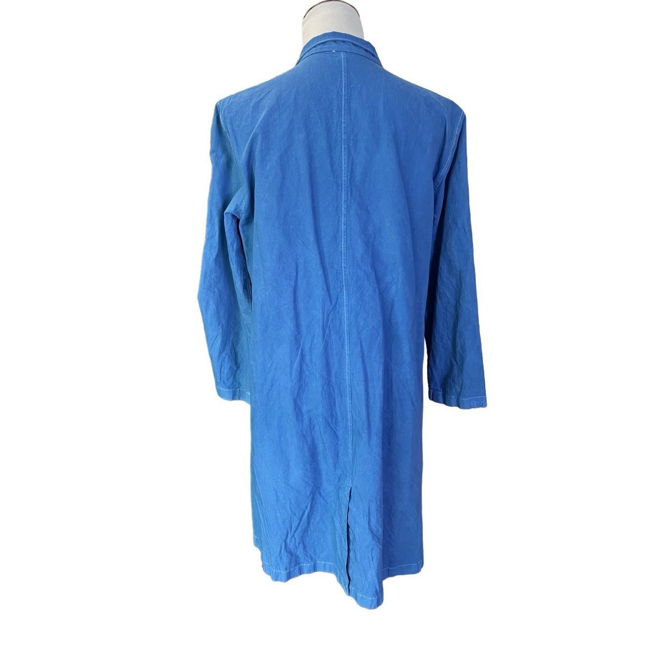 Eileen Fisher Eileen Fisher light weight blue cotton blend coat jacket siz Size M / US 6-8 / IT 42-44 - 2 Thumbnail