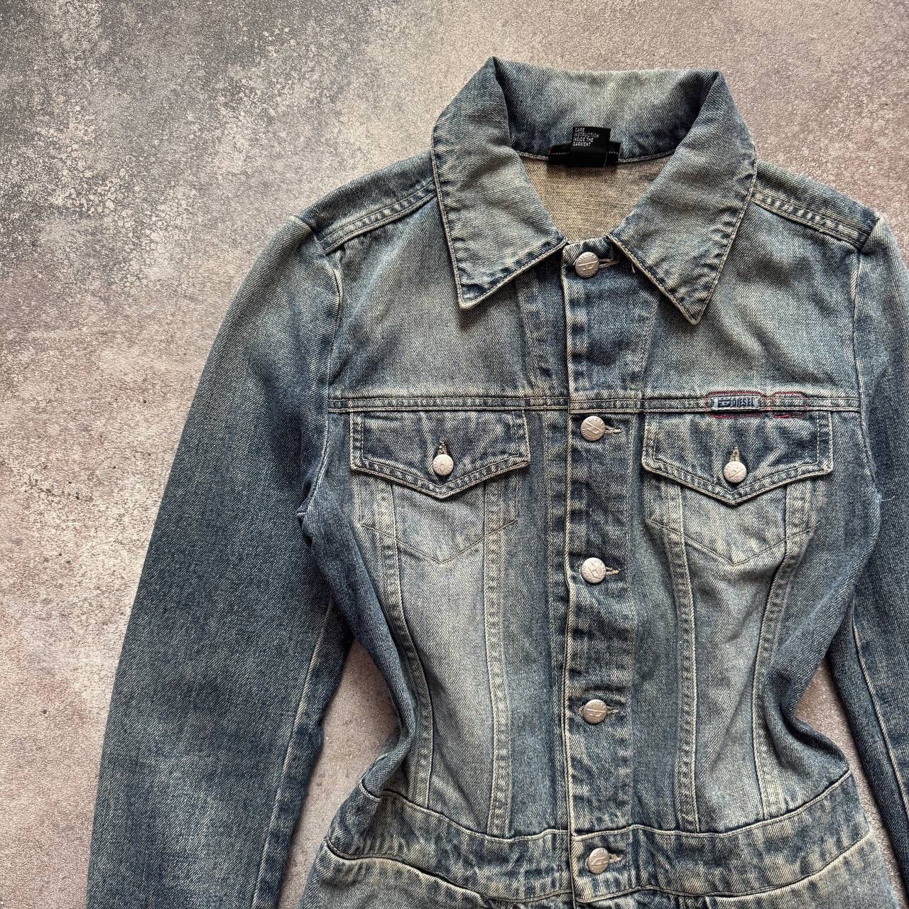 Diesel Diesel 90s Vintage Y2K Maxi Denim Jacket / Dress Coat Size S / US 4 / IT 40 - 4 Thumbnail