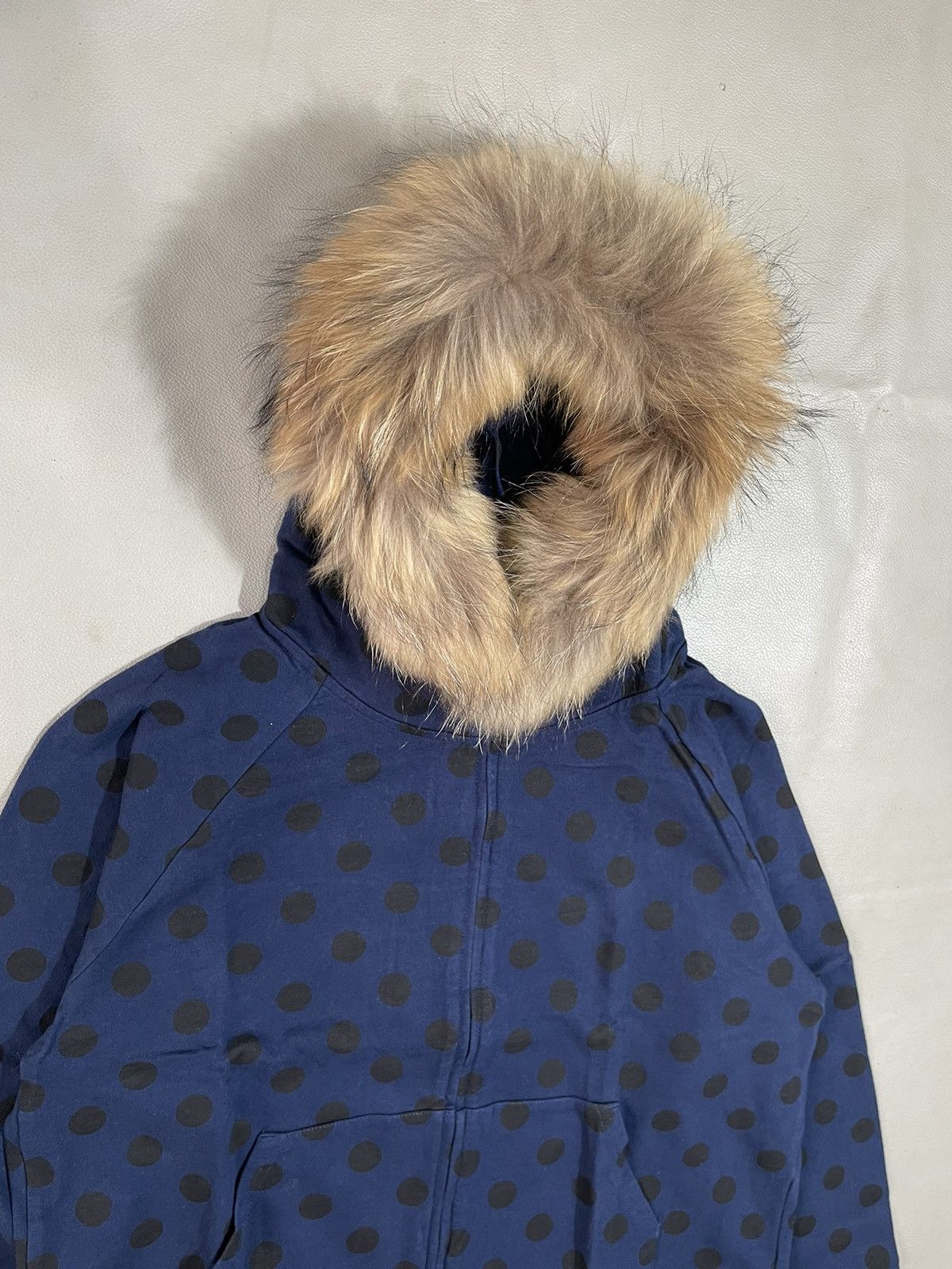 Hysteric Glamour Japan syrup Polkadot Fur Hoodie Distressed style Size US L / EU 52-54 / 3 - 2 Thumbnail