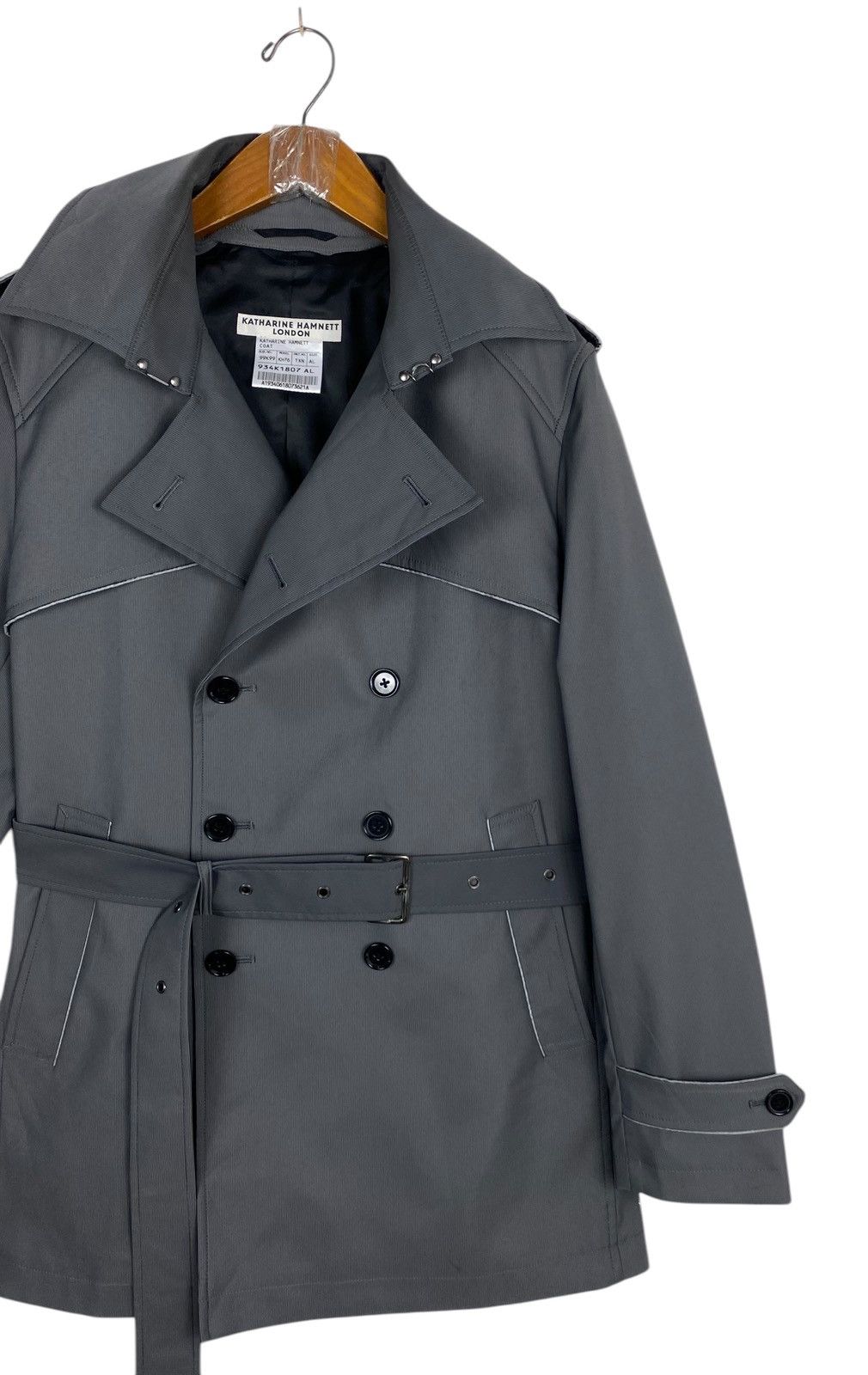 Katharine Hamnett London Rare‼️ Katharine Hamnett London Double-Breasted Trench Coat Size M / US 6-8 / IT 42-44 - 3 Thumbnail