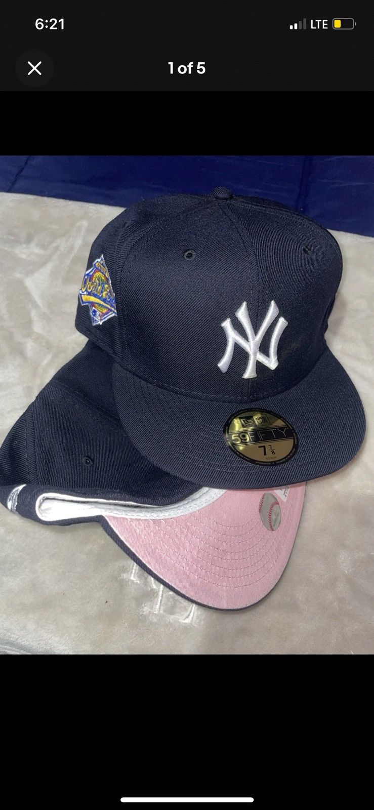 New Era New York Yankees Fitteds 7 1/2 Size ONE SIZE - 3 Thumbnail