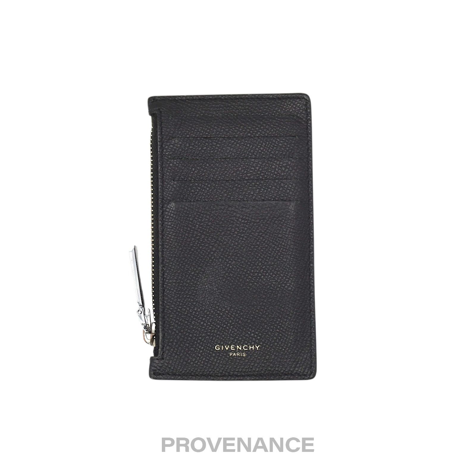 Givenchy 🔴 Givenchy Vertical Card Holder Wallet - Black Yellow Size ONE SIZE - 1 Thumbnail
