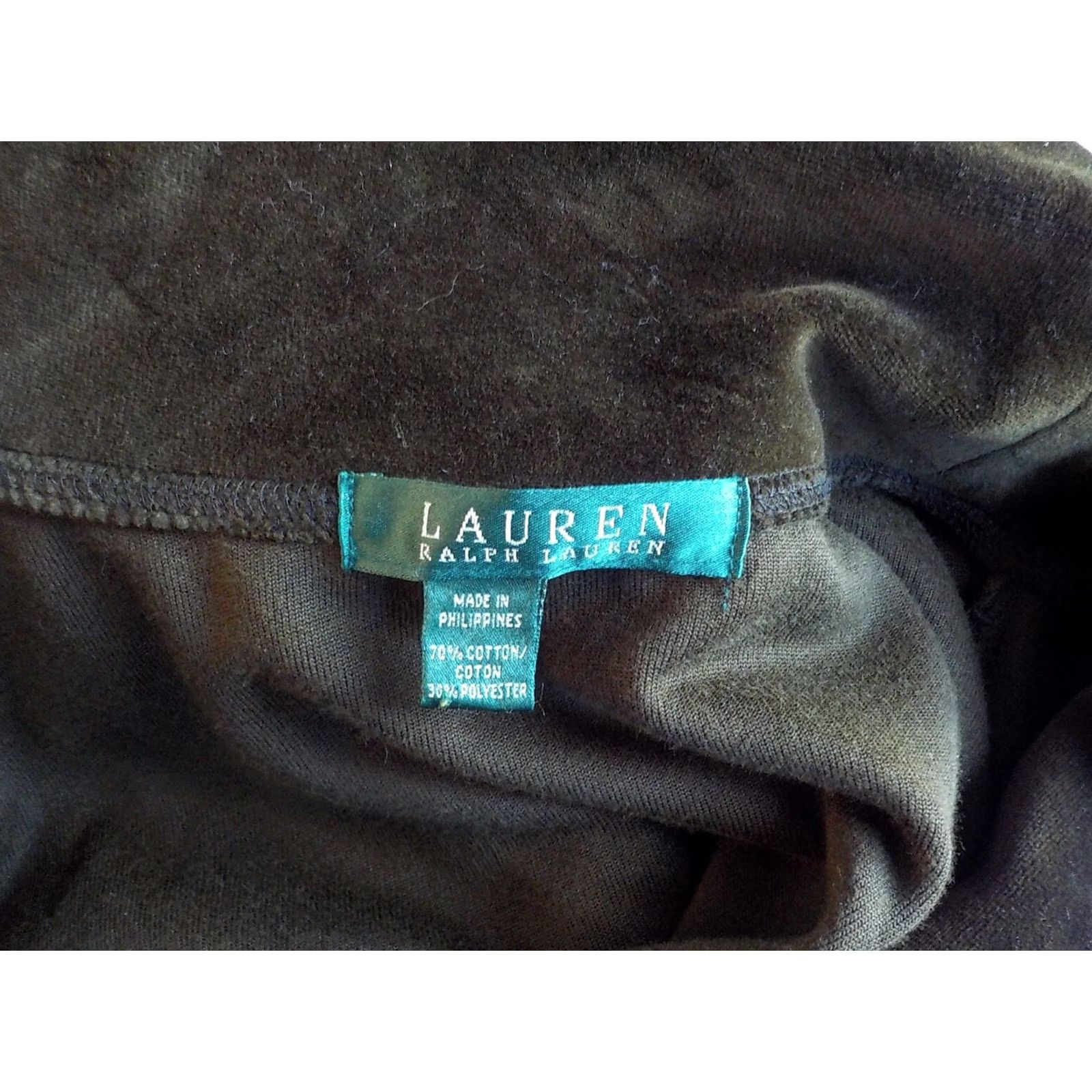Ralph Lauren LAUREN RALPH LAUREN LS Shawl Collared Button Front Track Jacket Brown XL Men Velour Cotton/Poly Embroidered Chest 2 Pockets Great Condition Size US XL / EU 56 / 4 - 7 Thumbnail