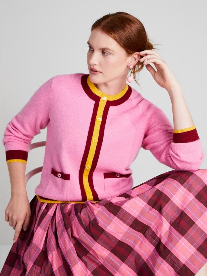 Kate Spade KATE SPADE New York cashmere crew neck cardigan. Size XS Size XS / US 0-2 / IT 36-38 - 1 Thumbnail