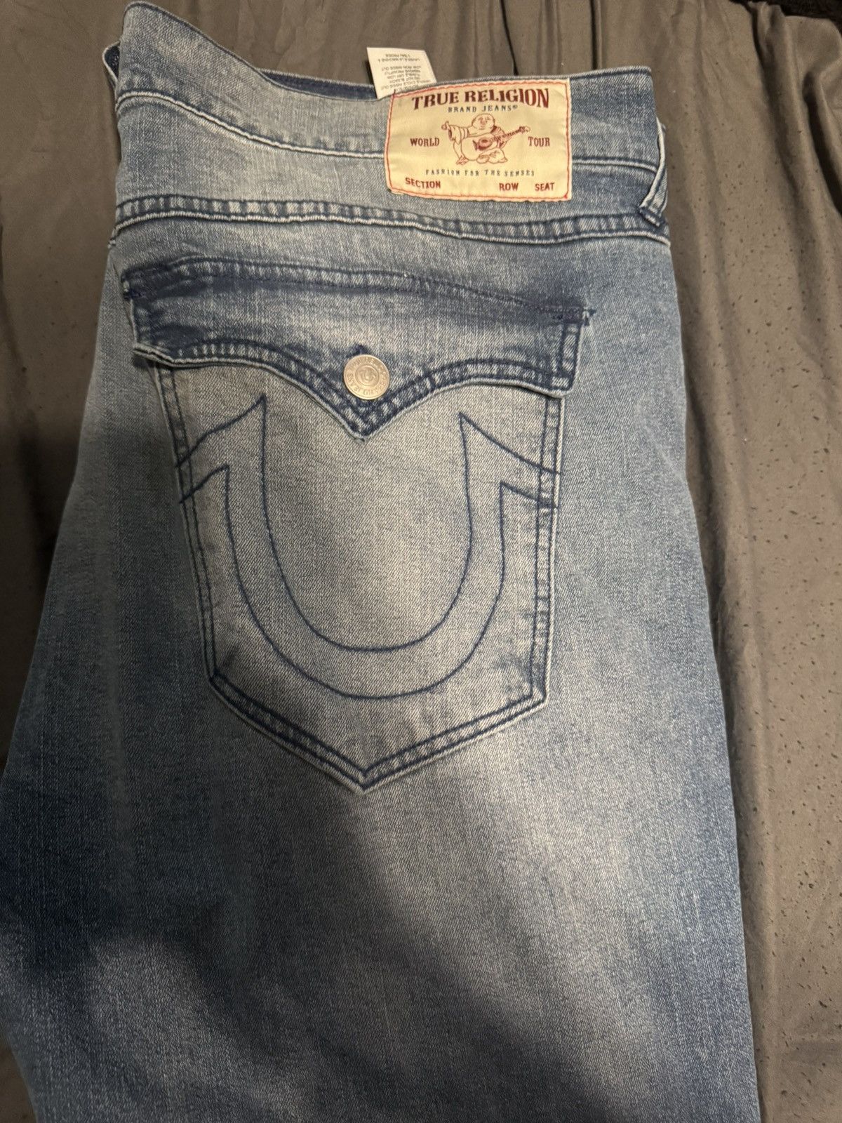 True Religion True Religion Ricky Straight Denim Size US 42 / EU 58 - 1 Thumbnail