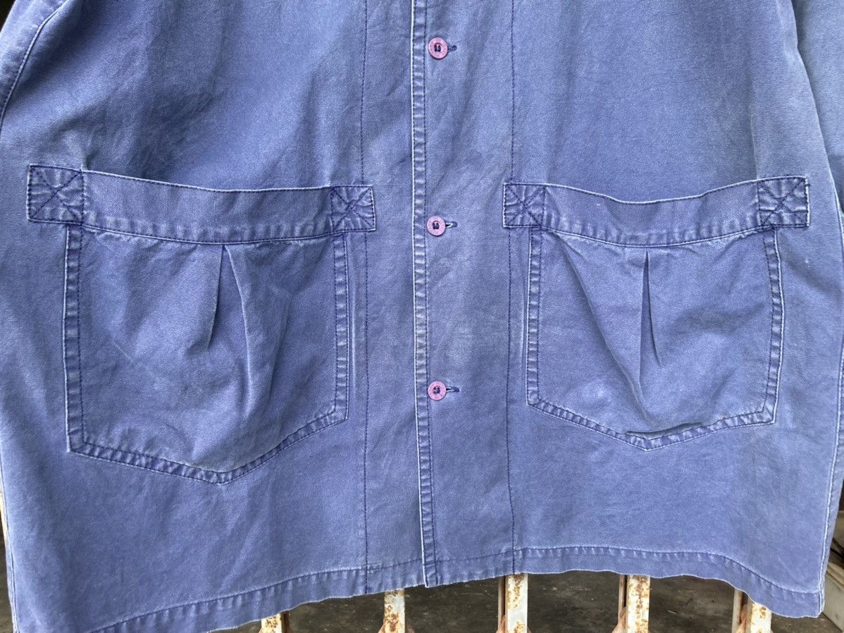 Indigo × Issey Miyake × Vintage Vintage Indigo Parka Bottom Up 80s Size US L / EU 52-54 / 3 - 3 Thumbnail