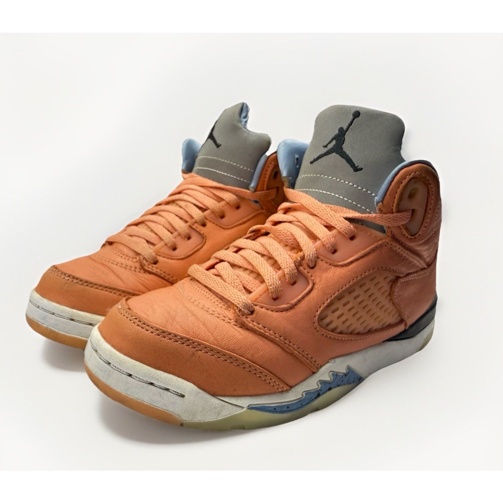 Jordan Brand Nike Air Jordan 5 Retro PS DJ Khaled Crimson Bliss Size 1.5y Size US 5 / EU 37 - 1 Thumbnail