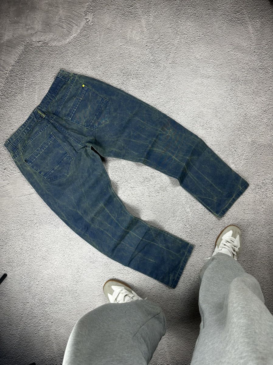 Japanese Brand Wildground Workwear Jeans Baggy Fit Distressed Wash Y2K Size US 34 / EU 50 - 2 Thumbnail