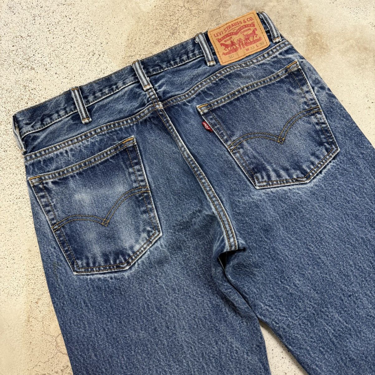 Levi's Vintage Late 90s Levis 517 Stonewashed Denim Pants Size US 33 - 10 Thumbnail