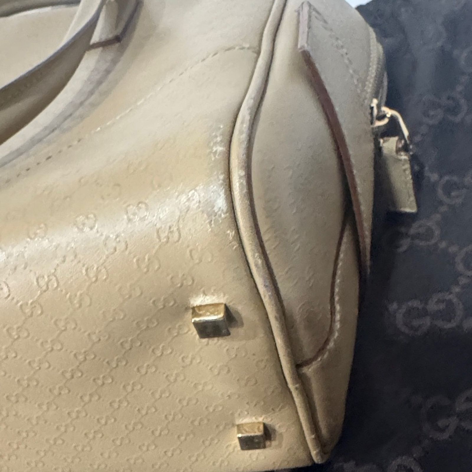 Gucci ✨ VINTAGE Gucci Micro Guccissima Leather Bowling Bag Size ONE SIZE - 9 Thumbnail