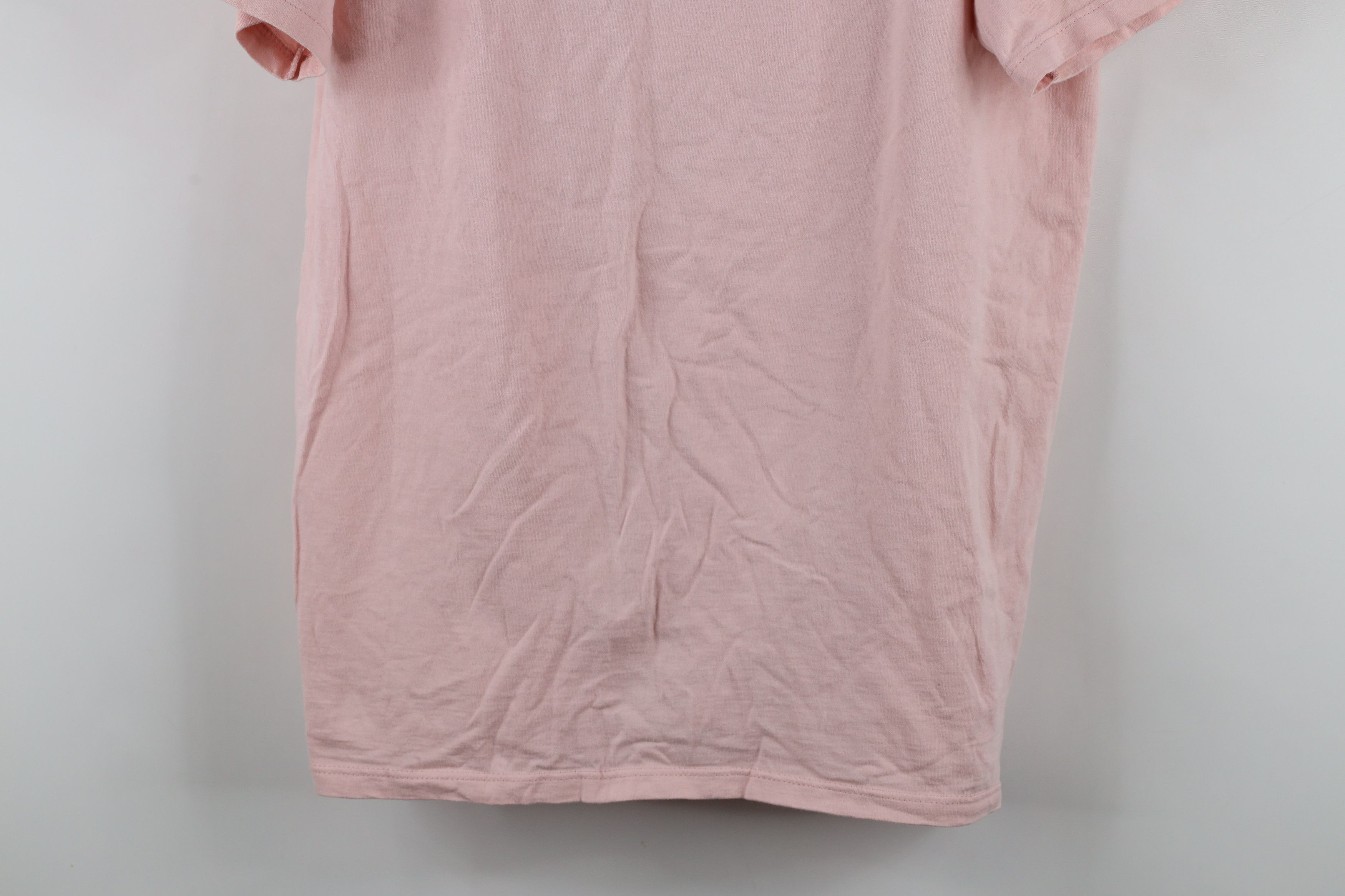 Russell Athletic × Vintage Vintage 90s Russell Athletic Blank Cotton T-Shirt Pink USA Size US M / EU 48-50 / 2 - 3 Thumbnail