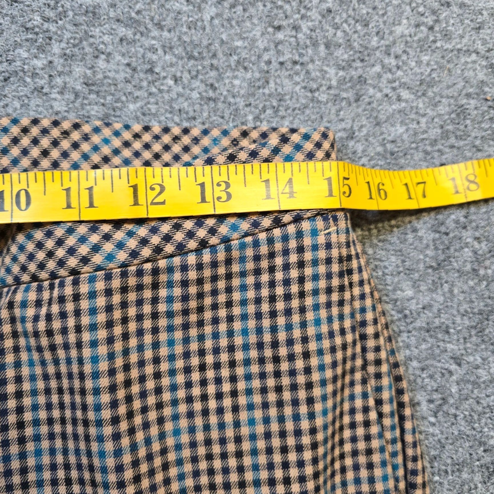 J. Jill J. Jill Pants Women 8 Beige Plaid Ponte Stretch Ankle Tapered Casual Regular Womens Size 30" / US 8 / IT 44 - 5 Thumbnail