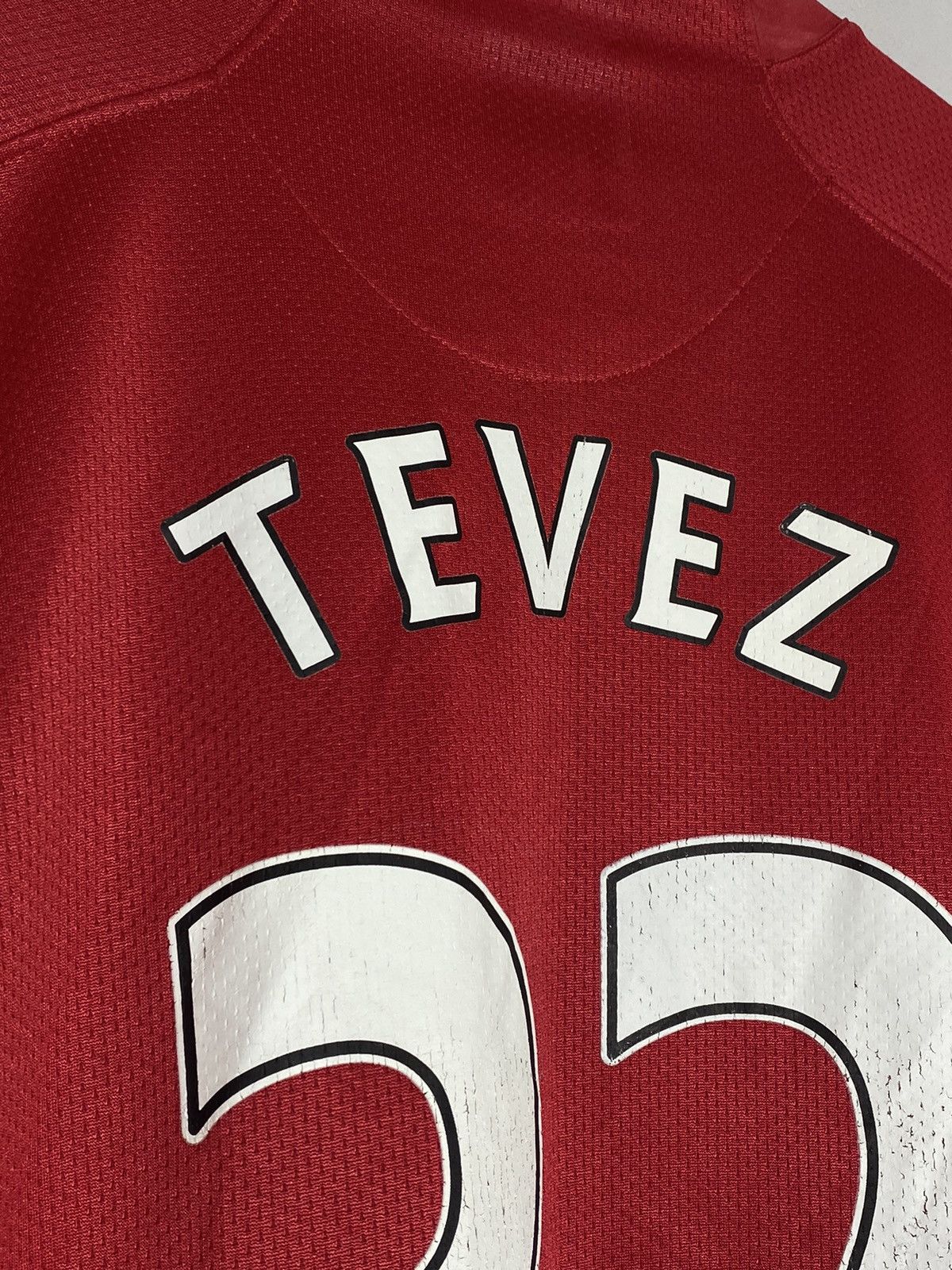 Nike Nike #32 Tevez Manchester United 2007/08 Home Football Shirt Size US XL / EU 56 / 4 - 5 Thumbnail