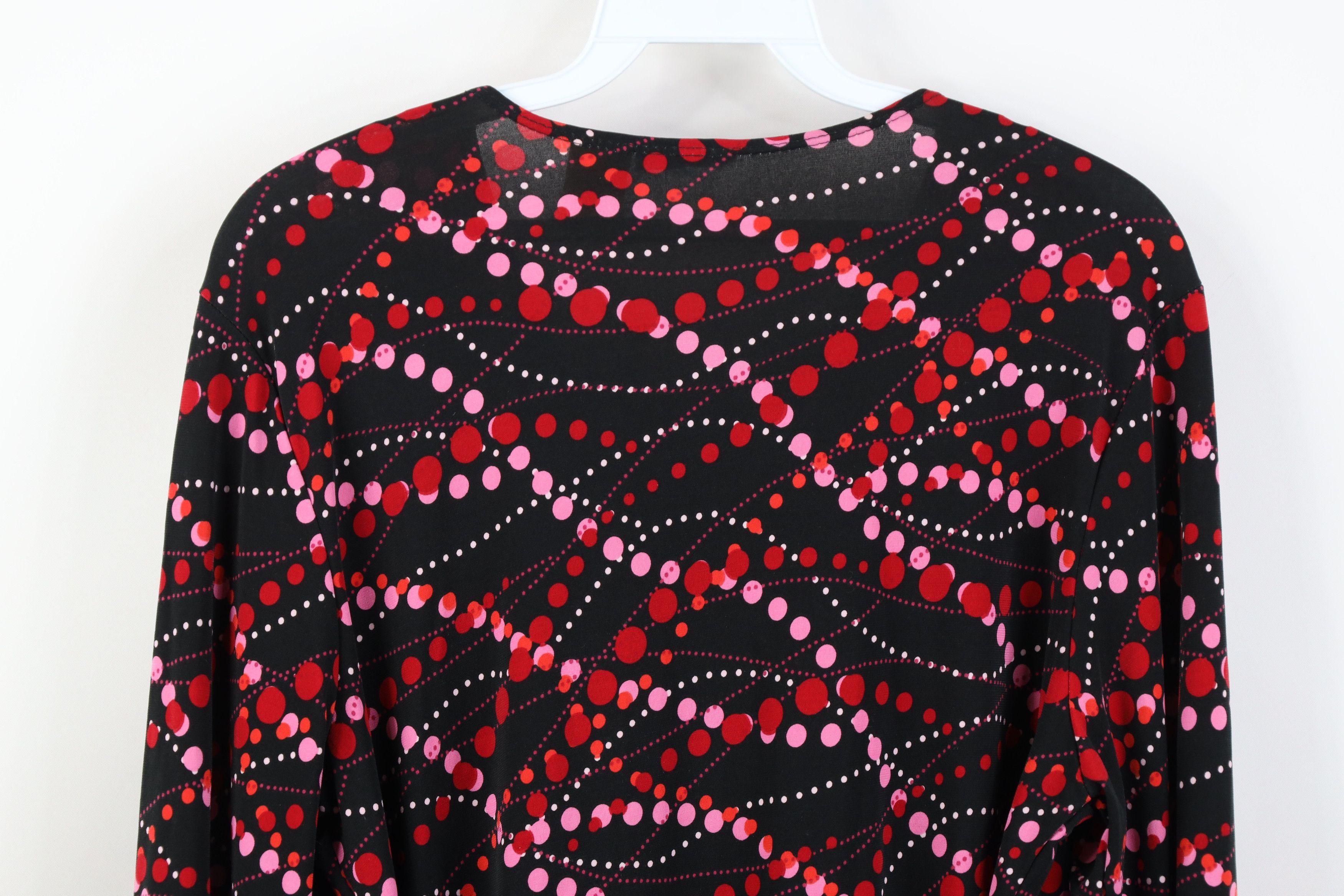 Vintage Vintage 90s Y2K Babydoll Polka Dot Ruffled Shirt Top USA Size M / US 6-8 / IT 42-44 - 10 Thumbnail