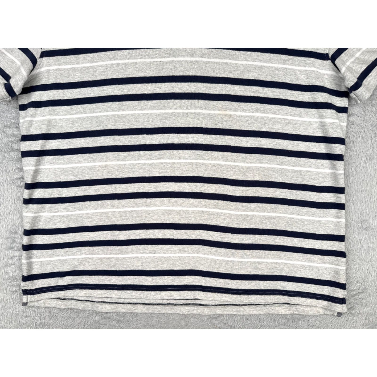 Tommy Hilfiger Tommy Hilfiger Polo Shirt Men 2XL Gray Blue Stripe Cotton Short Sleeve Polo Shirt Men 2XL Gray Stripe Size US XXL / EU 58 / 5 - 5 Thumbnail