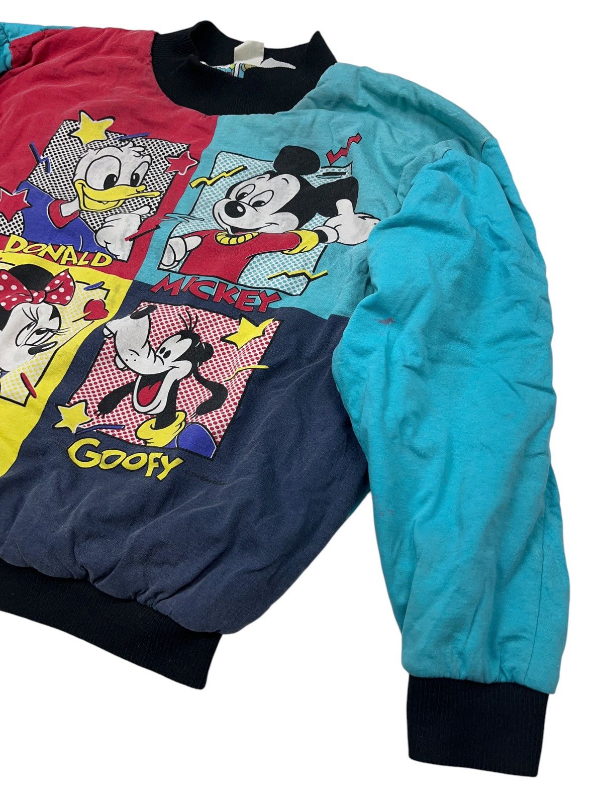 Disney × Mickey Mouse × Vintage Vintage 80s Disney Mickey Mouse Reversible Sweatshirt Size US M / EU 48-50 / 2 - 3 Thumbnail