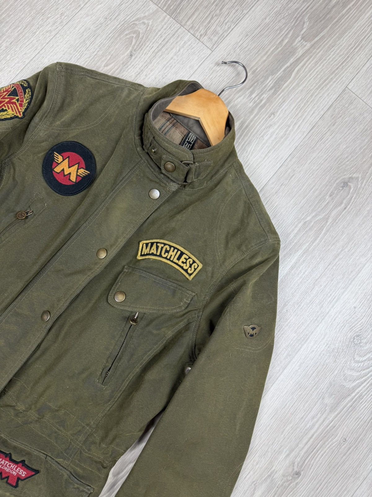 Matchless Matchless Miss Diana Military Green Jacket Size M / US 6-8 / IT 42-44 - 2 Thumbnail