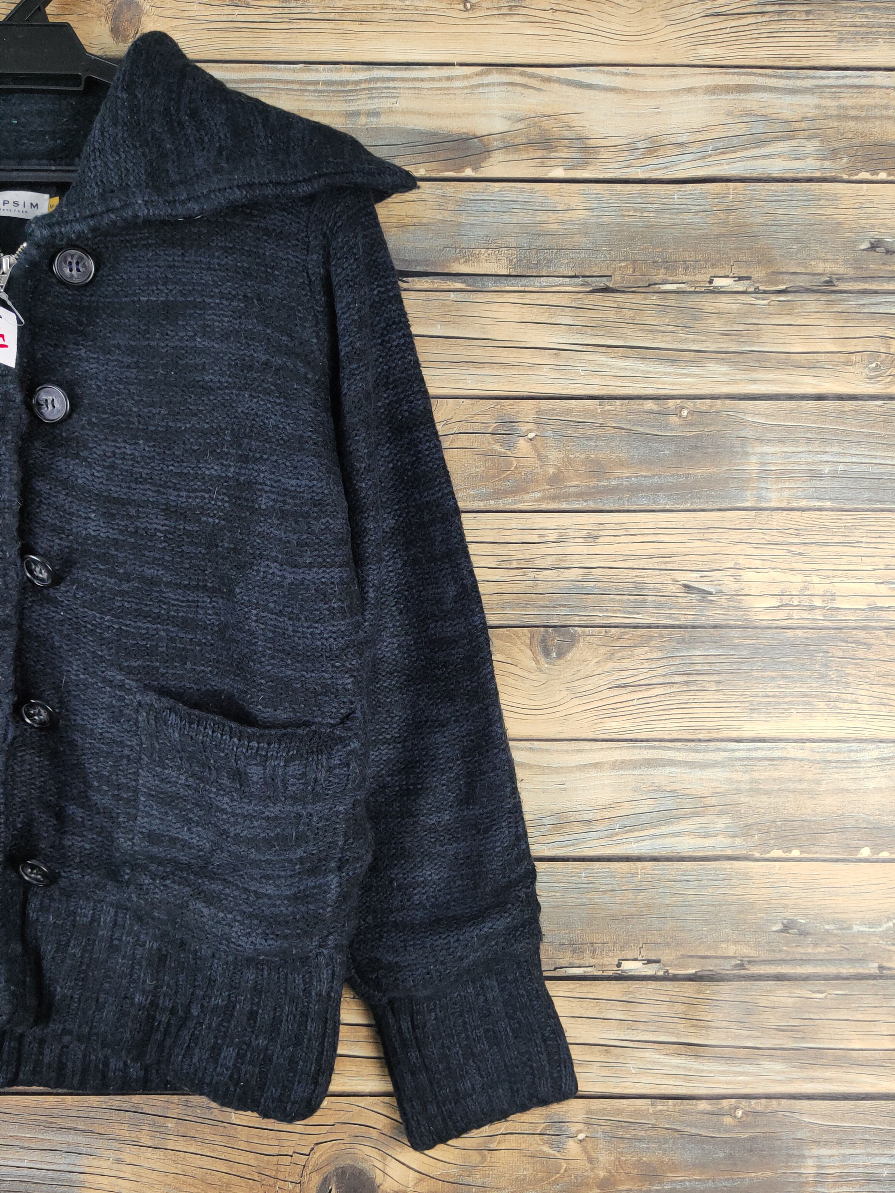 Homespun Knitwear × Japanese Brand Lepsim-Lowrys Farm Black Knitwear Sweaters #1251 Size M / US 6-8 / IT 42-44 - 5 Thumbnail
