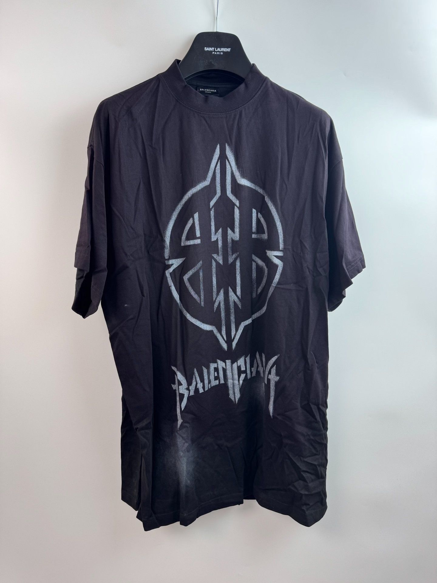 Balenciaga Balenciaga Unifit Acid Washed T-Shirt | Grailed