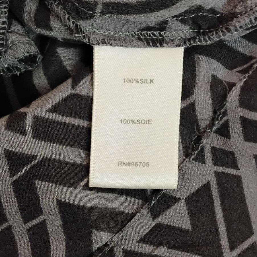 Rebecca Taylor Rebecca Taylor Dress Women's 2 Gray Geometric Pattern Size XS / US 0-2 / IT 36-38 - 16 Thumbnail