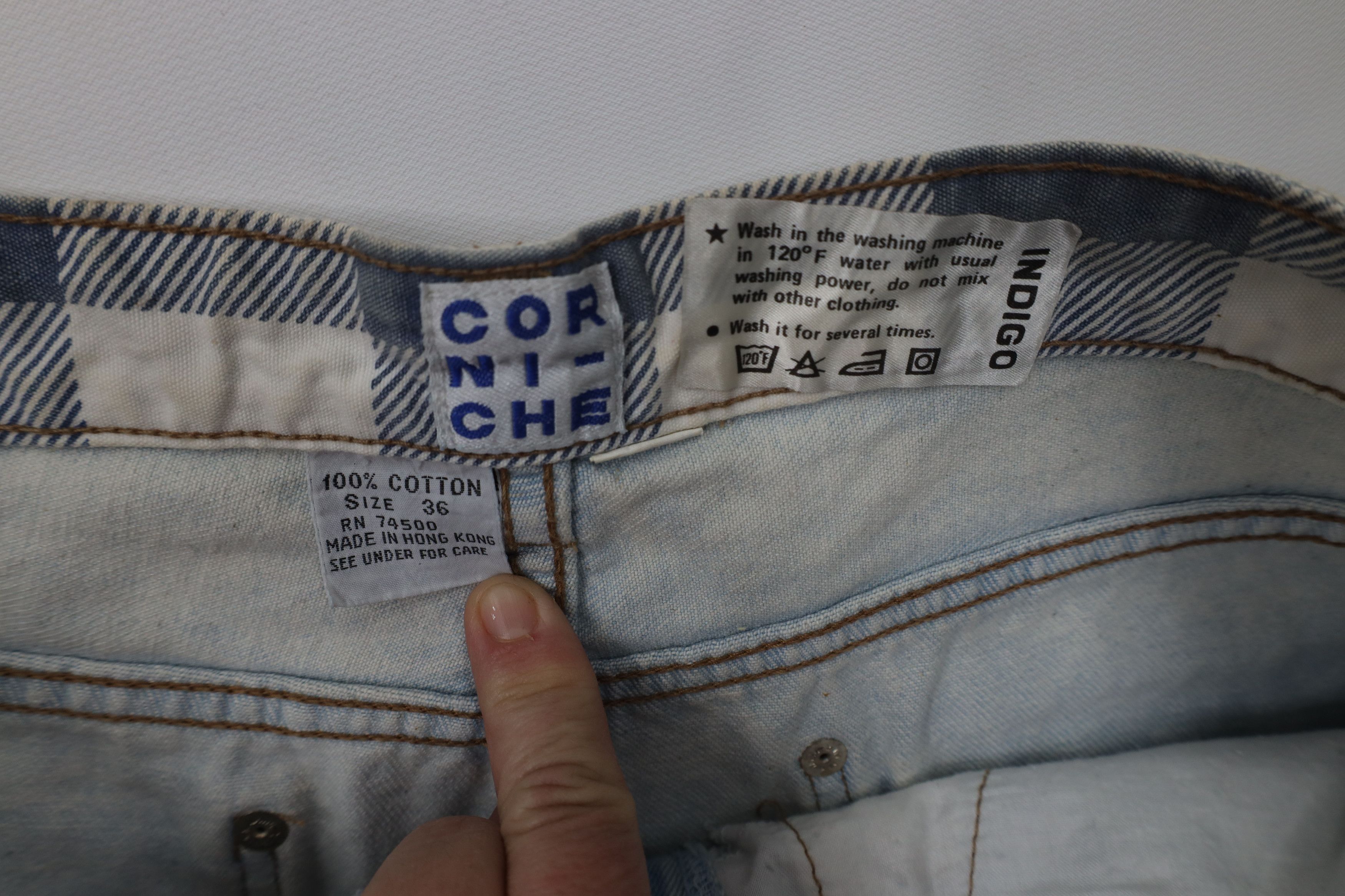 Vintage Deadstock Vintage 90s Streetwear Baggy Fit Jeans Acid Wash Size US 36 / EU 52 - 13 Thumbnail