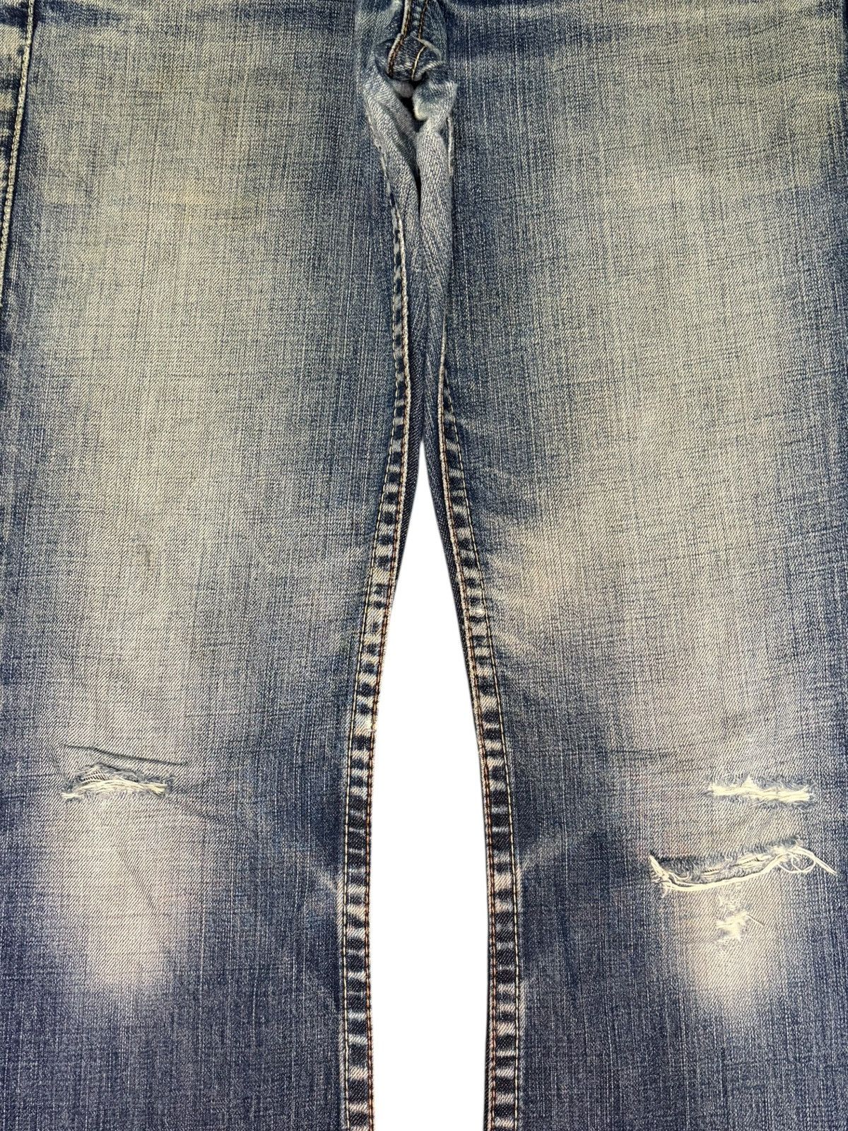 Levi's Vintage 90s Levis 507 Faded Wash Distress Flare Jeans Size 29" - 3 Thumbnail