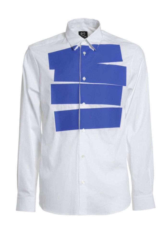Alexander McQueen Alexander McQueen Blue Stripe Tux Shirt Sz 52 New With Tags Size US L / EU 52-54 / 3 - 3 Thumbnail