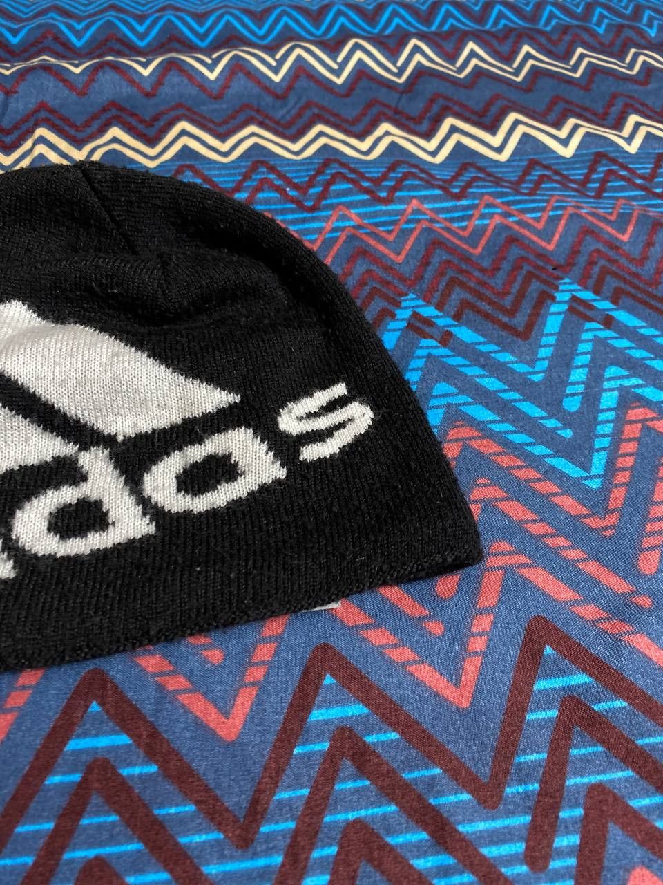 Adidas Hats black Vintage Adidas Y2K big logo Streetwear Size ONE SIZE - 7 Thumbnail