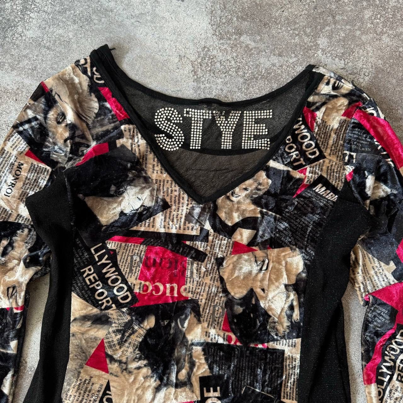 Hysteric Glamour Marilyn Monroe Y2K Mesh Long Sleeve like Jean Paul Gaultier Size M / US 6-8 / IT 42-44 - 7 Thumbnail