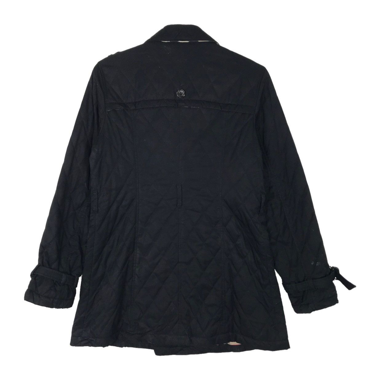 Burberry 💥 BURBERRY QUILTED DOUBLE BREAST BELT JACKET Size US S / EU 44-46 / 1 - 8 Thumbnail