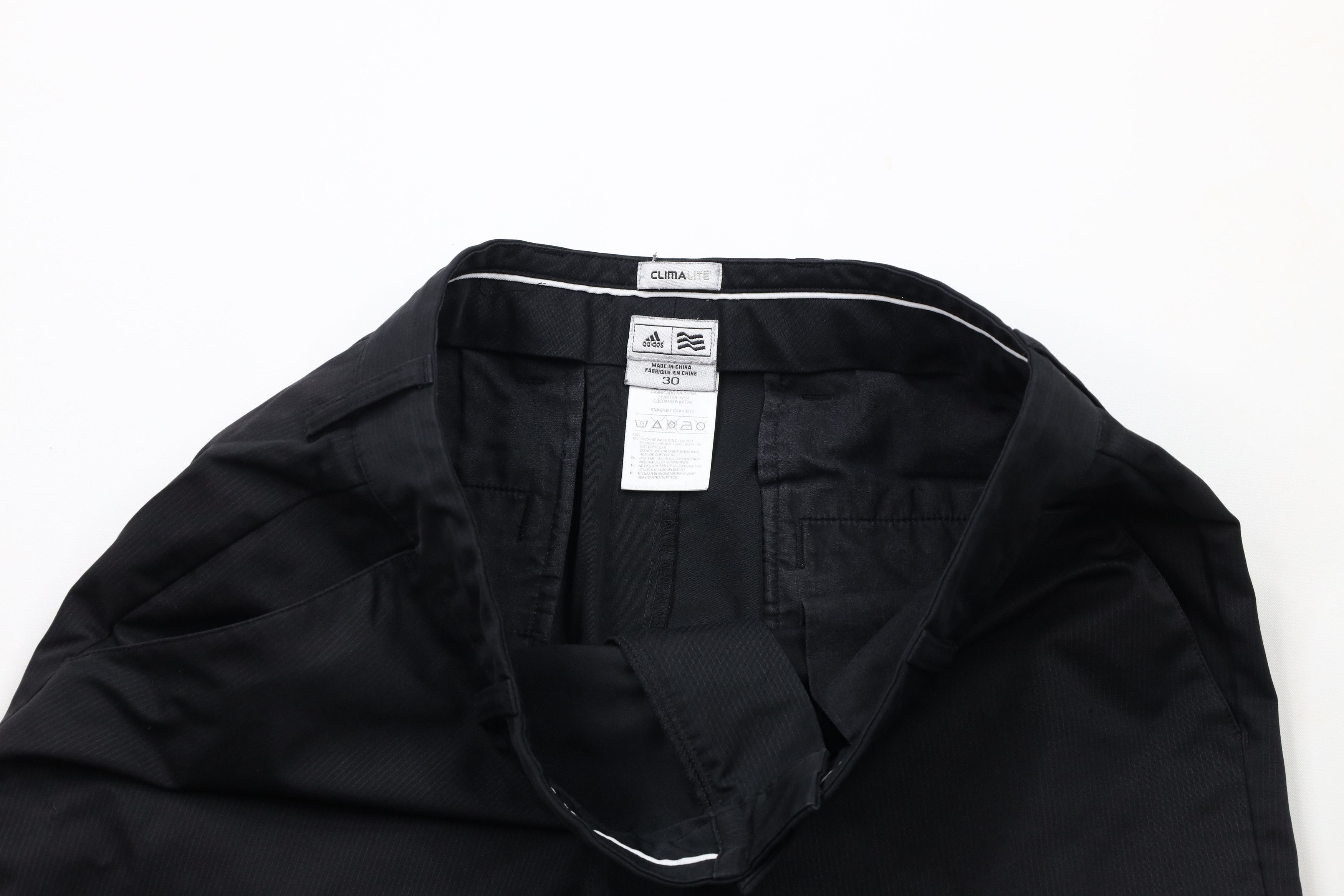 Adidas × Vintage Adidas Golf Spell Out Striped Golfing Chino Shorts Black Size US 30 / EU 46 - 8 Thumbnail