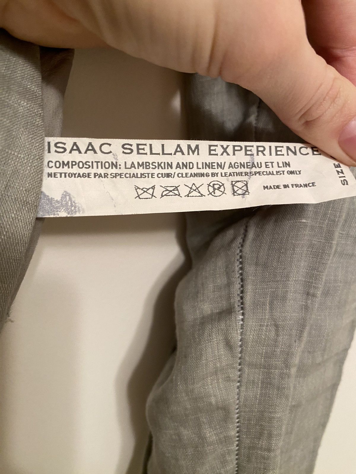 Isaac Sellam Experience Isaac Sellam Experience jacket in lambskin and linen Size S / US 4 / IT 40 - 7 Thumbnail