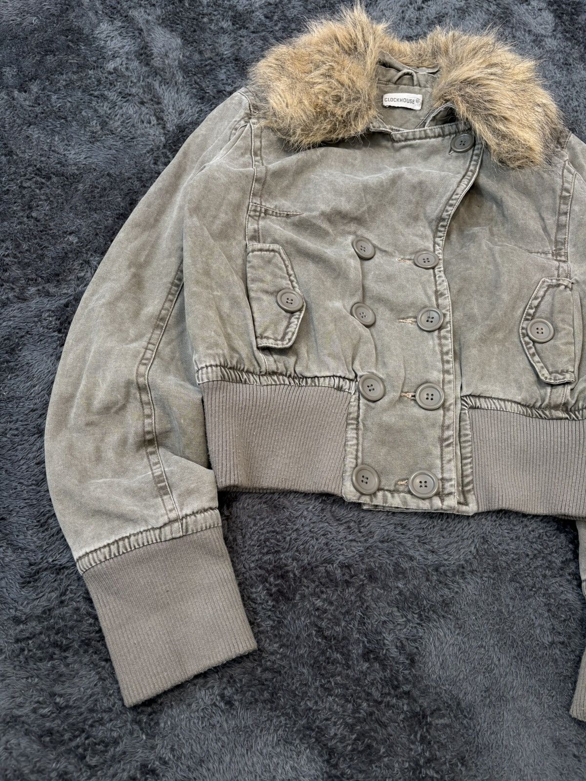 Hysteric Glamour × Undercover 00s Napoleon Military Faux Fur LGB Style Bomber Jacket Size M / US 6-8 / IT 42-44 - 3 Thumbnail
