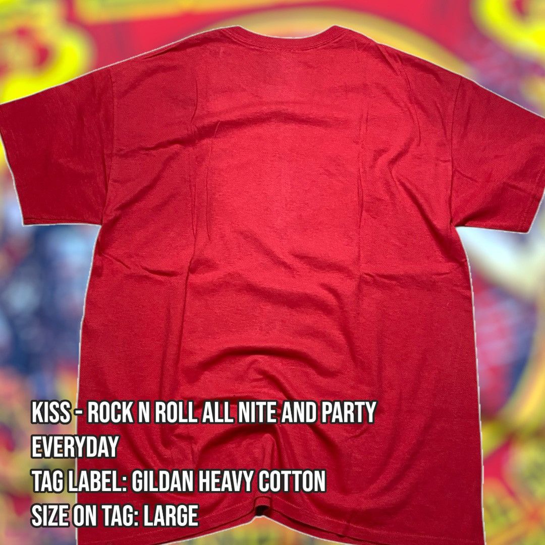 Band Tees × KISS Kiss - Rock'n Roll All Nite And Party Everywhere Band Tee Size US L / EU 52-54 / 3 - 2 Thumbnail