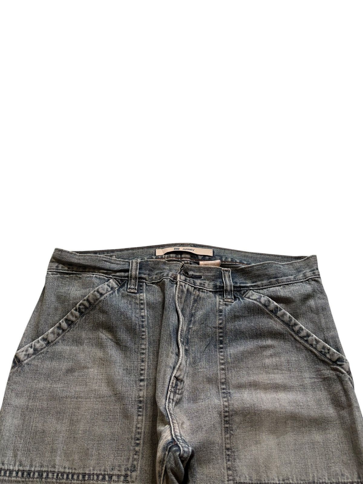 Gap Vintage GAP Rusty Mud Wash Loose Baggy Fatigue Jeans Size US 34 / EU 50 - 4 Thumbnail