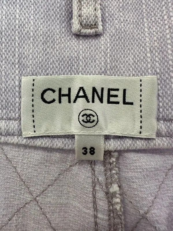 Chanel Chanel Light Purple Denim Women's Pants . Size 25" / US 0 / IT 36 - 4 Thumbnail