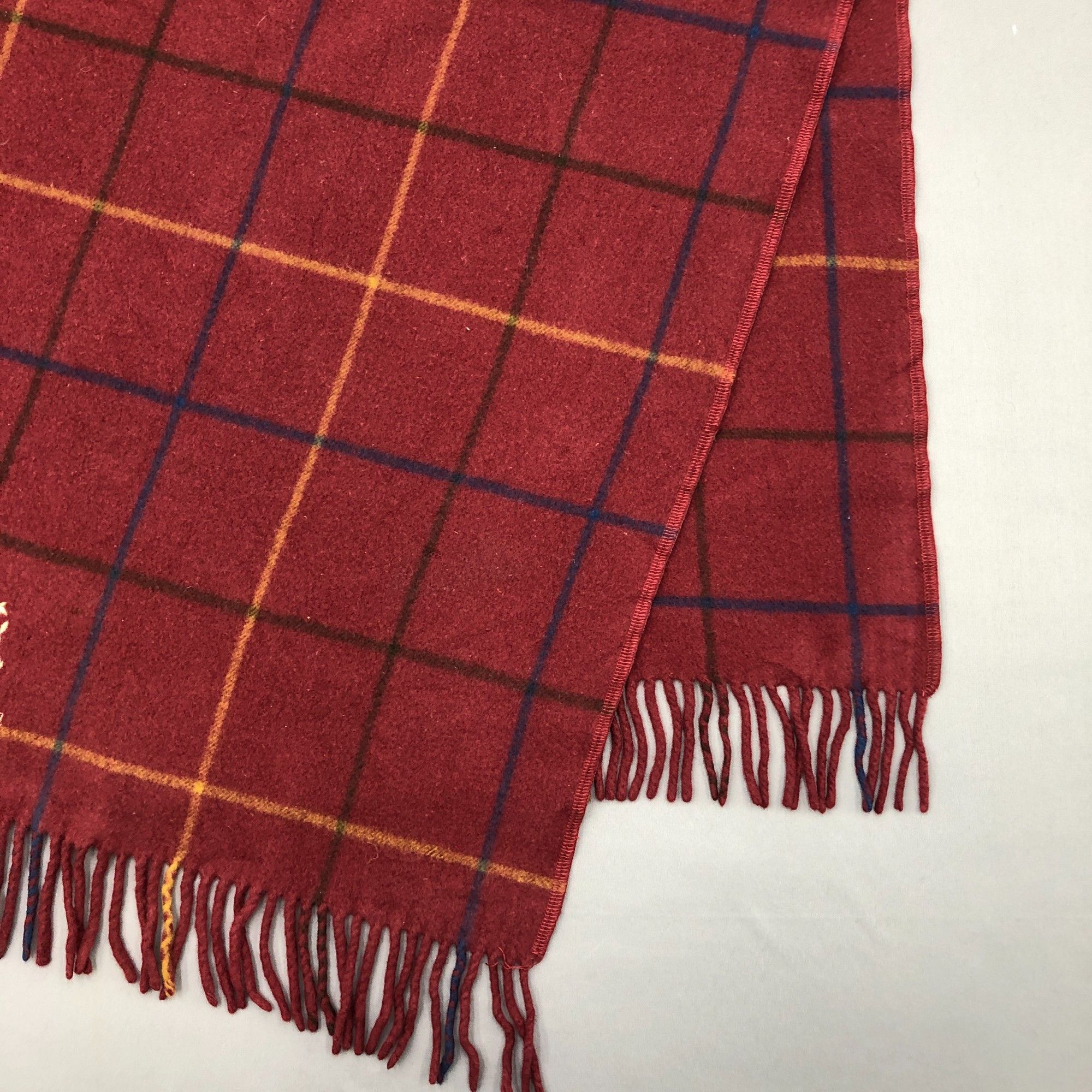 Aquascutum Vintage Aquascutum Scarf Muffler Wool Shawls Wraps Scarves Size ONE SIZE - 9 Thumbnail