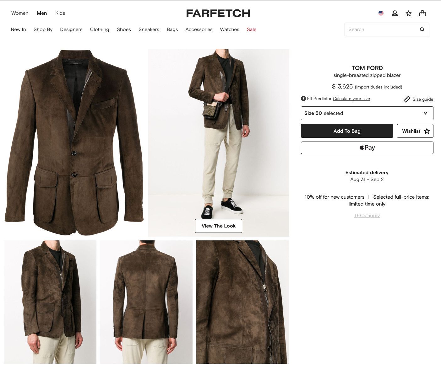 Tom Ford A Menswear Grail $10-$14K Rare Coveted Suede Leather Jacket Size US M / EU 48-50 / 2 - 8 Thumbnail