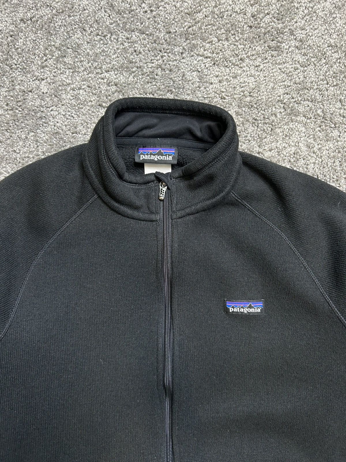Patagonia Vintage 90s Patagonia Better Sweater Zip Up Black Size US M / EU 48-50 / 2 - 2 Thumbnail