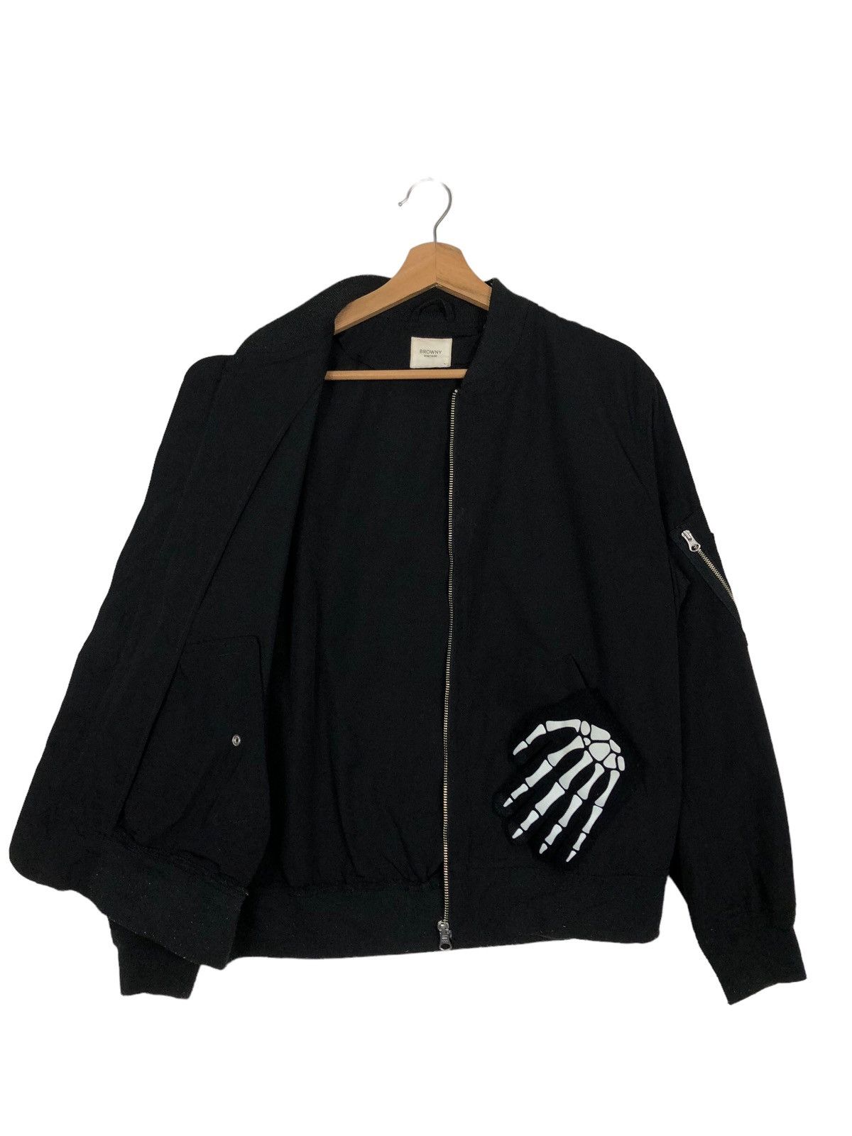 Japanese Brand 🔥90s Issey Miyake Design Bomber Jacket Browny Vintage Black Size US L / EU 52-54 / 3 - 9 Thumbnail