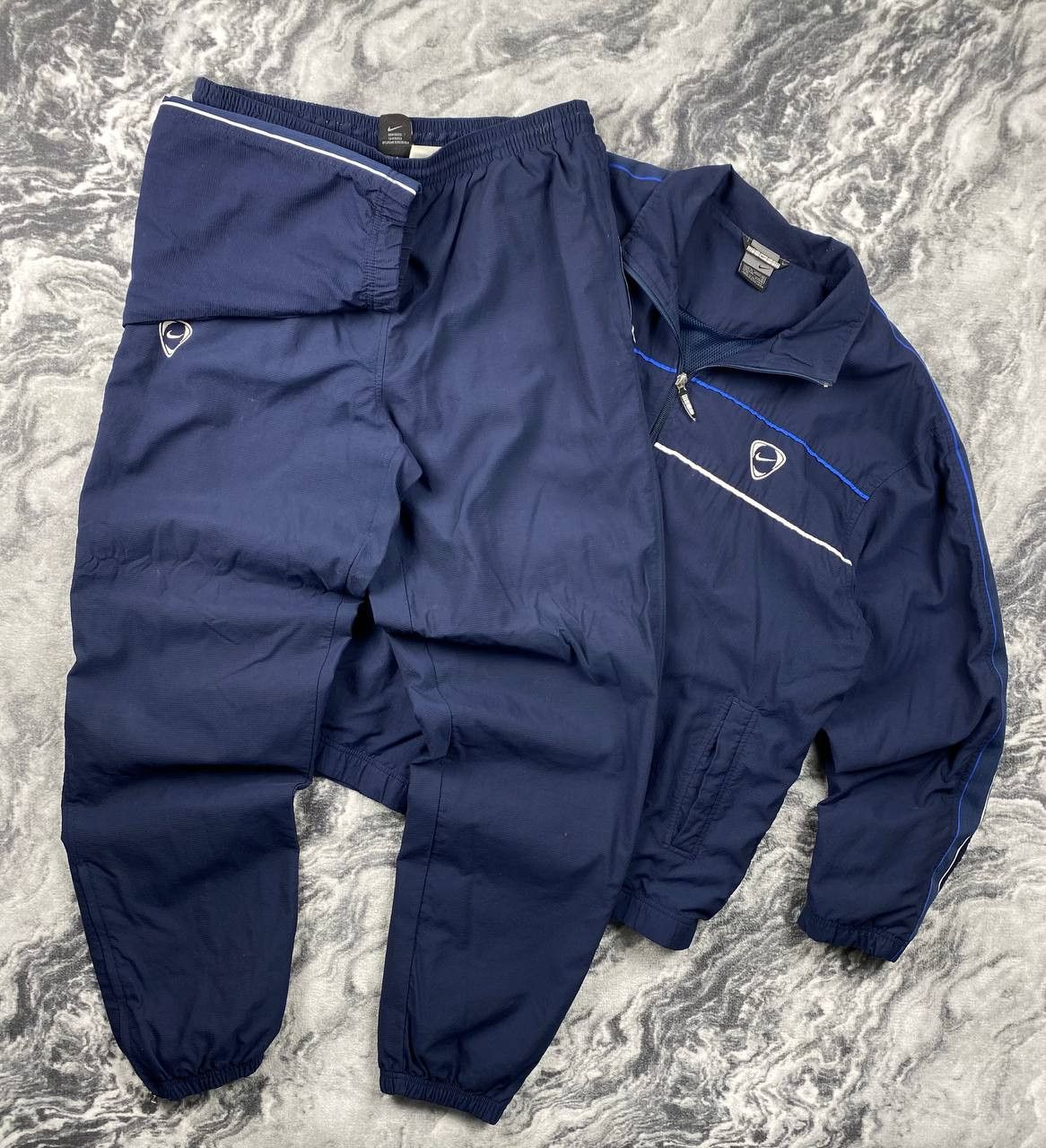 Nike Vintage Nike Nylon Tracksuit Anorak Jacket And Pants 00s Y2K