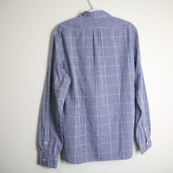 Bloomingdale's The Men's Bloomingdale's Gingham Button Down Stretch Fabric Size US L / EU 52-54 / 3 - 9 Thumbnail