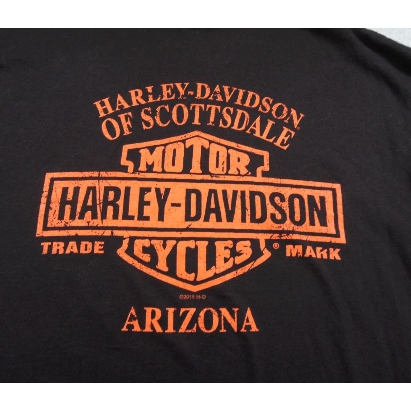 Harley Davidson Harley-Davidson Shirt Mens XL Black Motorcycle Graphic Tee Arizona Biker Shirt T-Shirt Crew Neck Short Sleeve Graphic Print Vintage No Size US XL / EU 56 / 4 - 4 Thumbnail