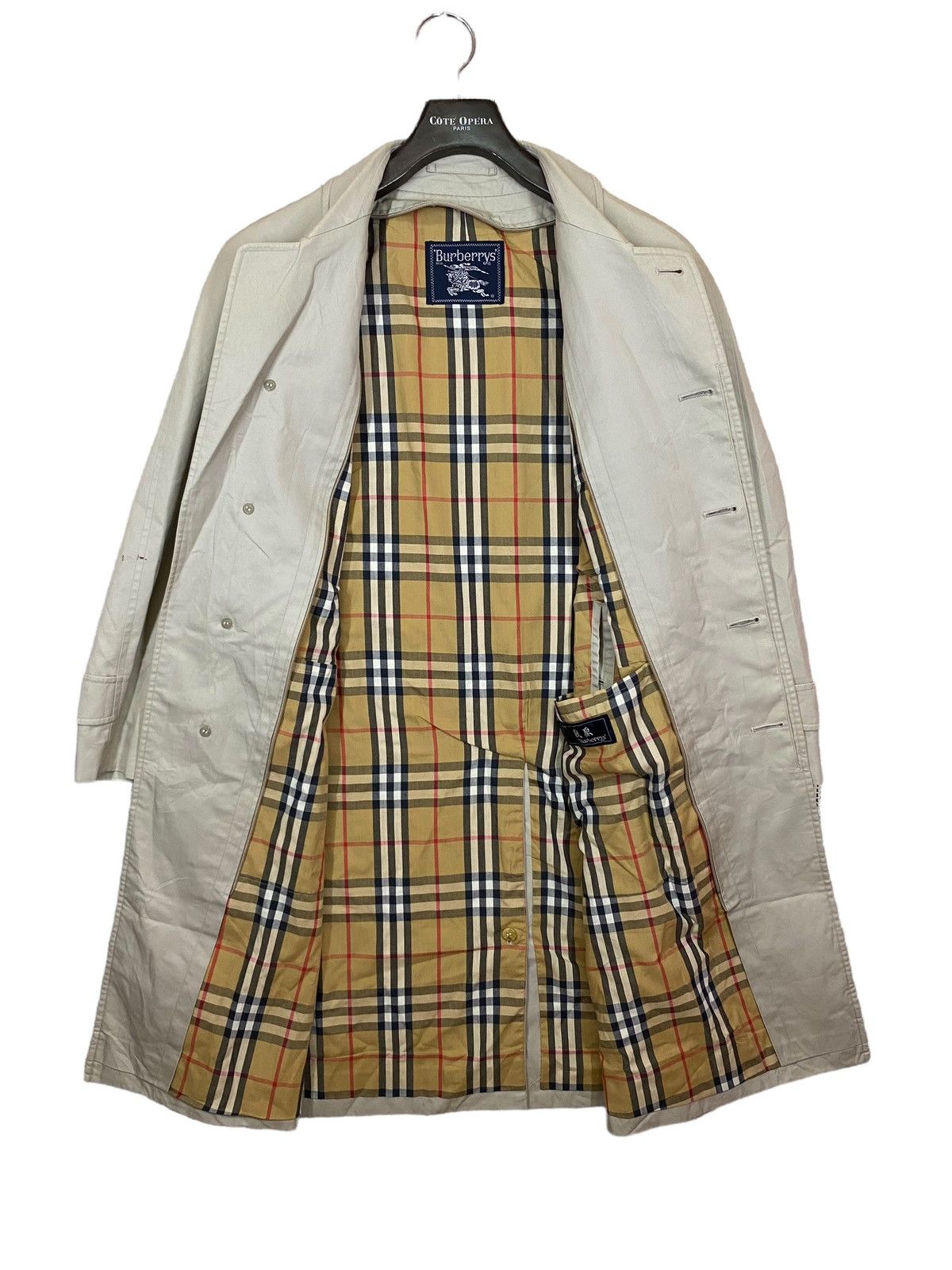 Burberry ‼️VINTAGE BURBERRY TRENCH COAT LINING NOVACHECK‼️ Size US L / EU 52-54 / 3 - 1 Thumbnail