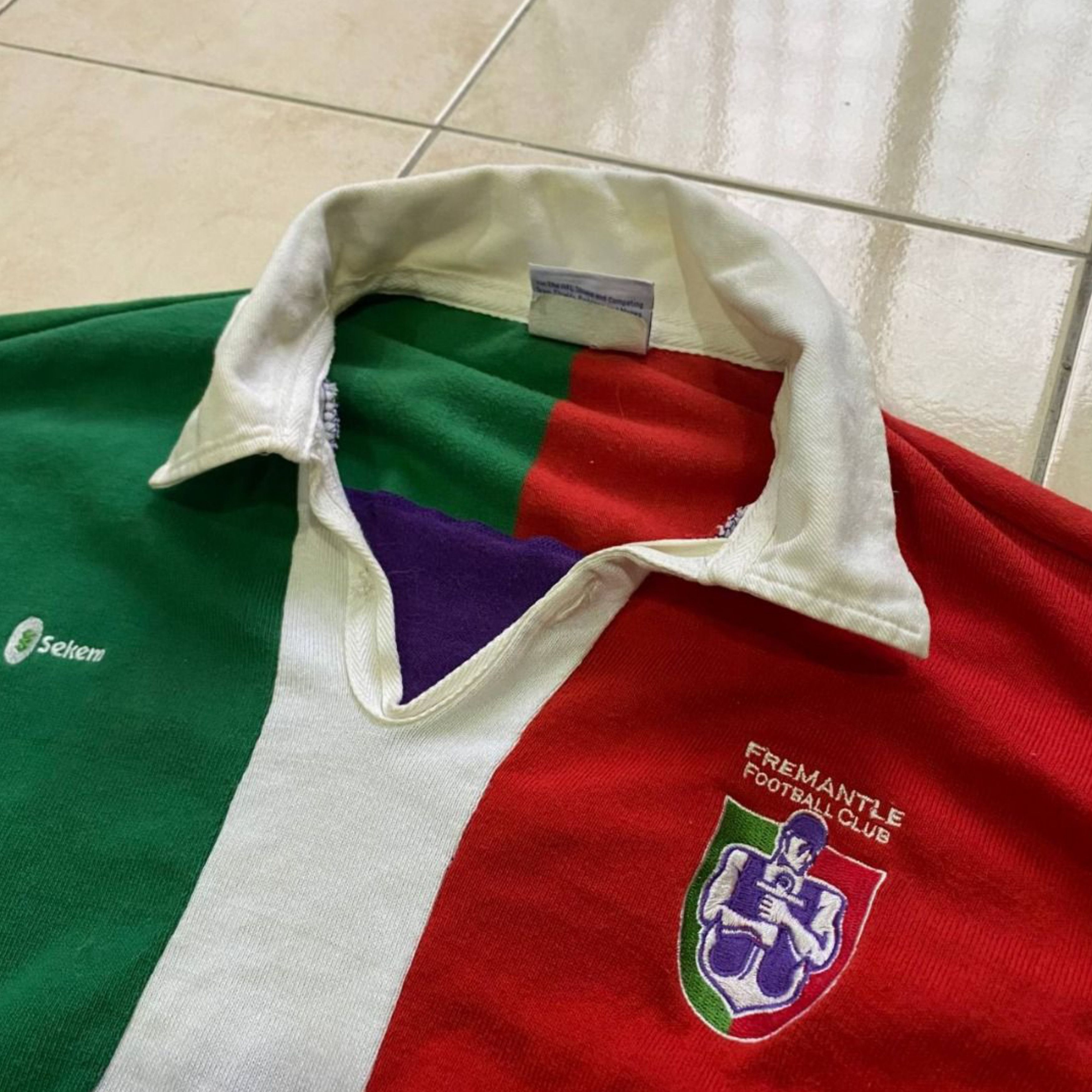 Canterbury of New Zealand vintage rare AFL fremantle dockers freo by sekem Size US XL / EU 56 / 4 - 4 Thumbnail