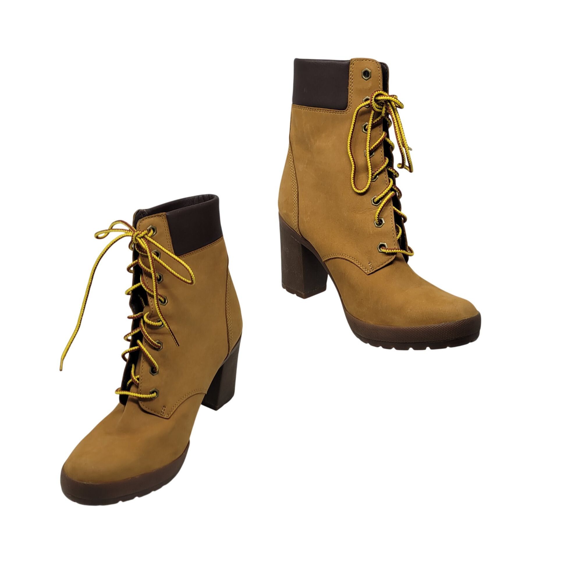 Timberland Womens Timberland Allington Mid Lace-Up Combat Heeled Work B Size US 9 / IT 39 - 1 Thumbnail
