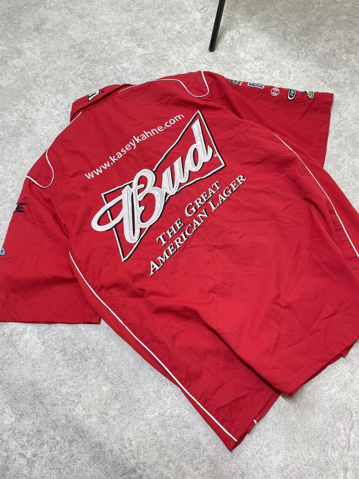 Ferrari × Jeff Hamilton × NASCAR Jeff Hamilton Budweiser Racing Jacket — Bold NASCAR Style Size US L / EU 52-54 / 3 - 16 Thumbnail