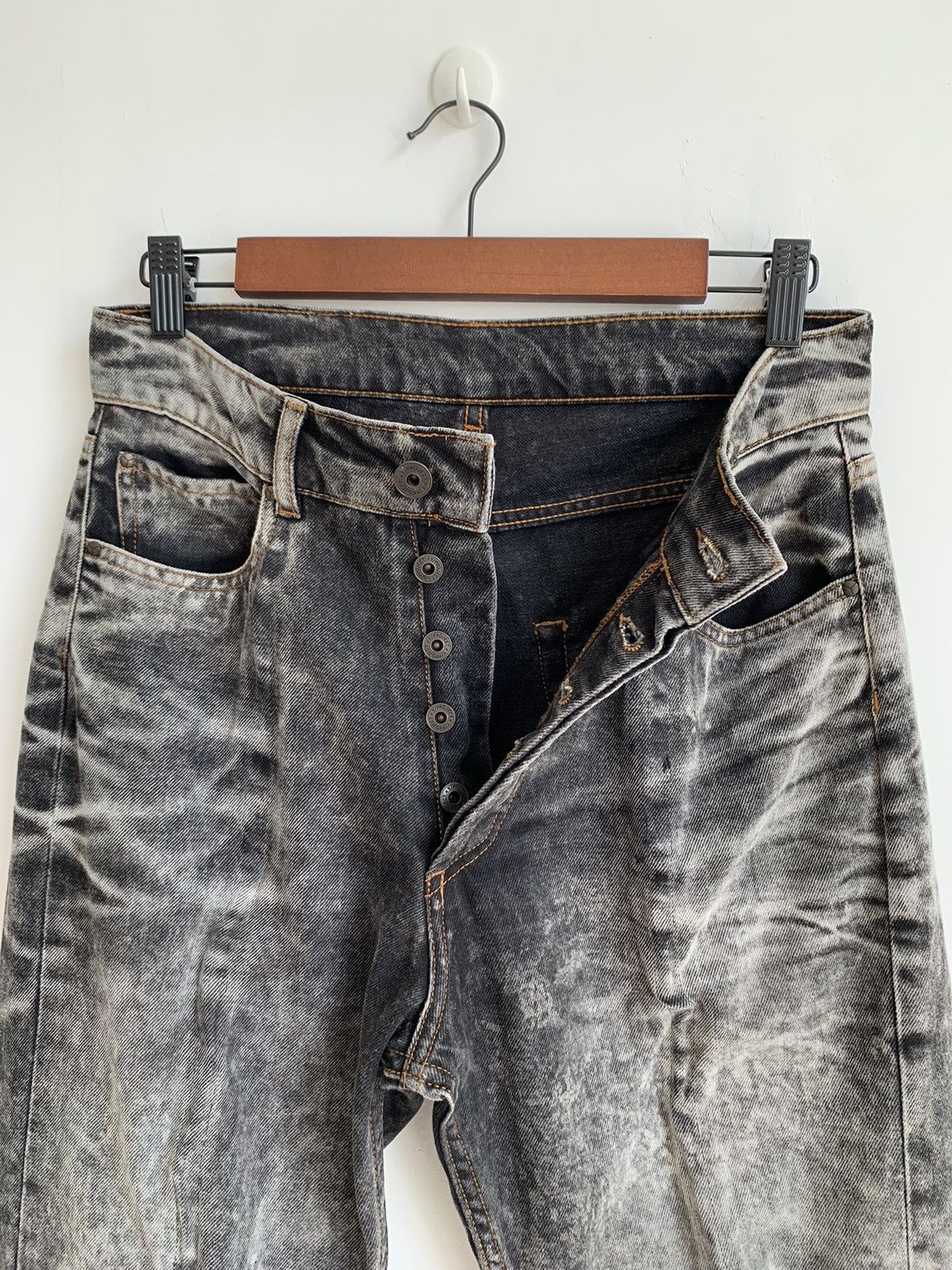 Y/Project Y/Project Metal Wire Wide Leg Jeans Size US 26 / EU 42 - 8 Thumbnail