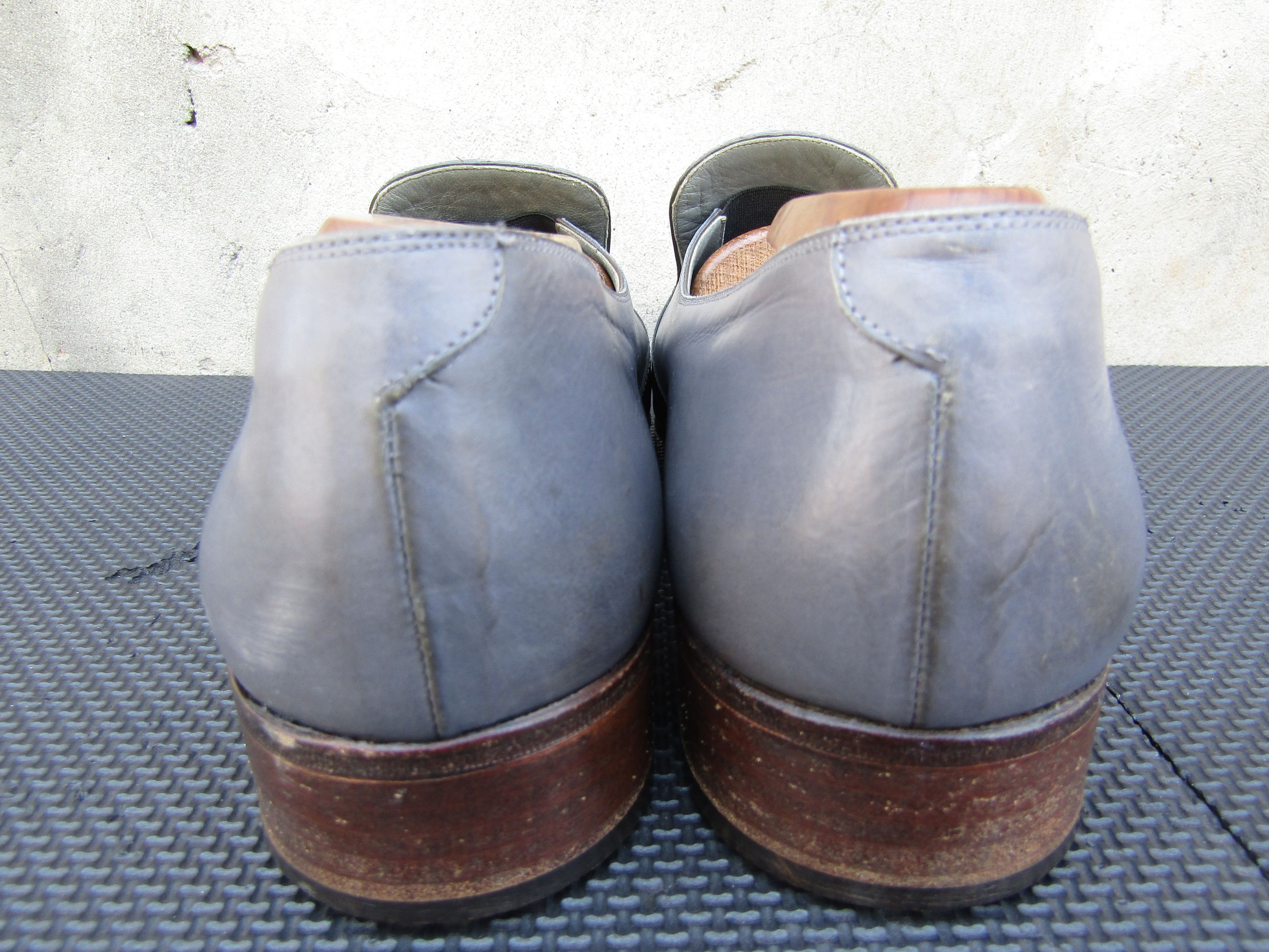 Mauri Mauri Gray Grey Genuine gator Exotic Loafers Slip On Size US 9.5 / EU 42-43 - 8 Thumbnail